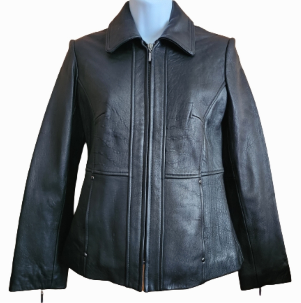 Style & Co Leather Jacket